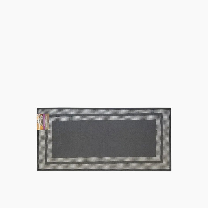 Nova Home Trellis Jaquard Woven Kitchen Mat W &amp; Rubber Backing