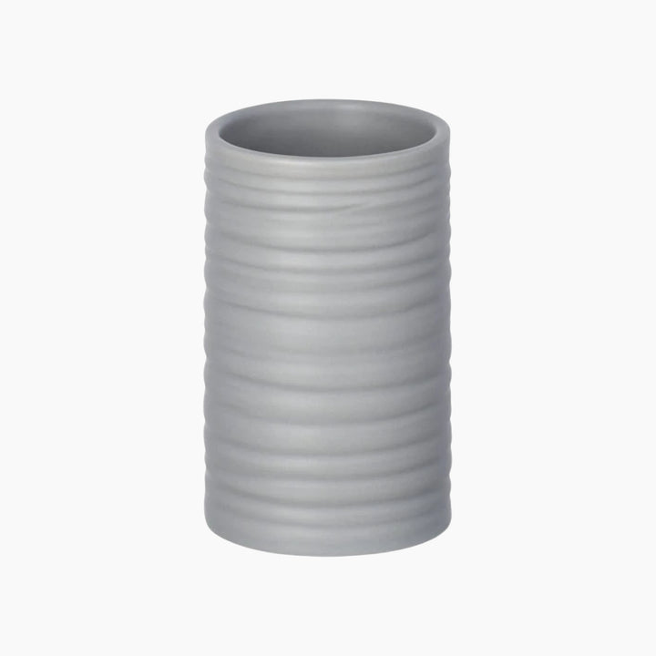 Wenko Mila Grey ceramic tumbler for bathroom essentials
