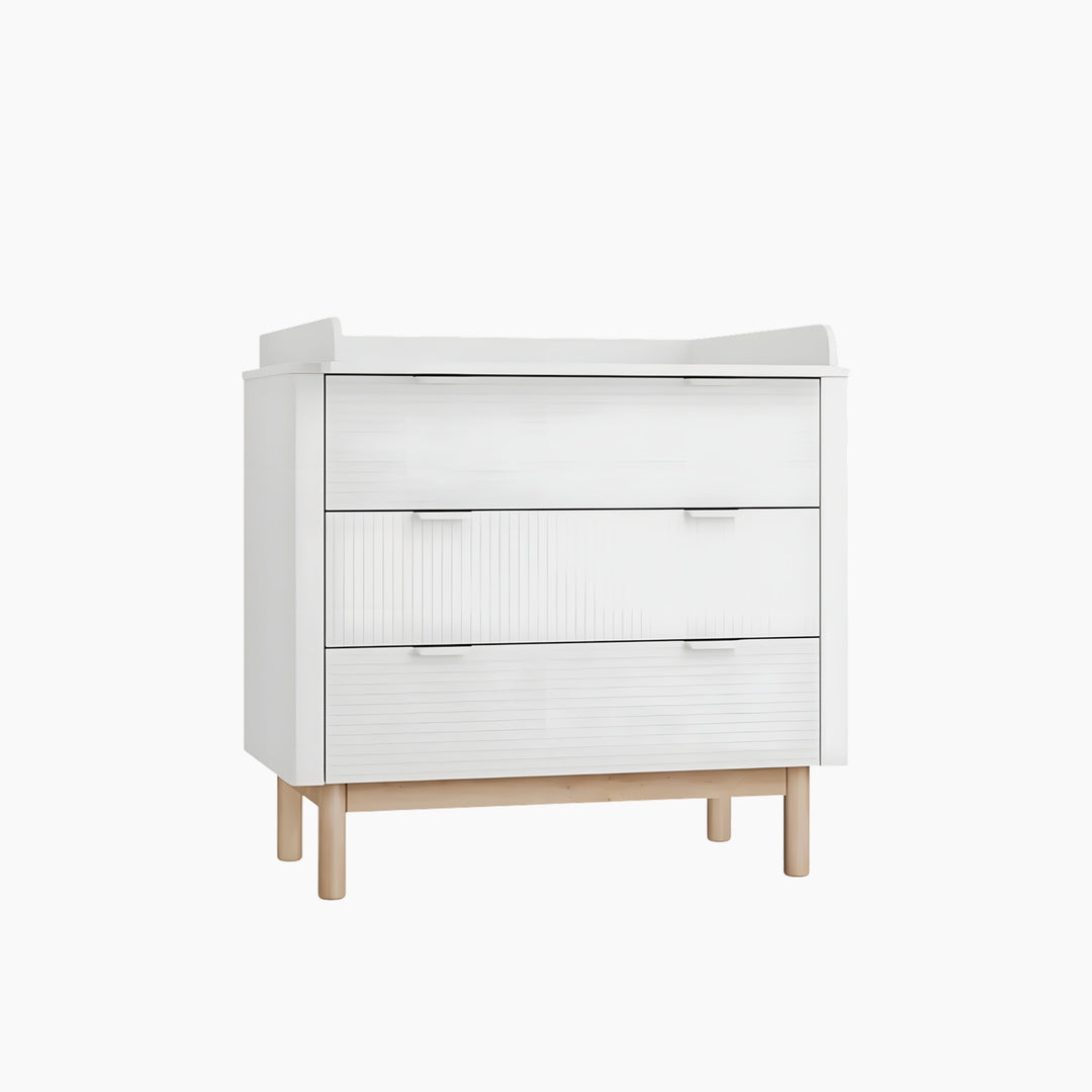 Pinio Miloo white chest of drawers with changing table top