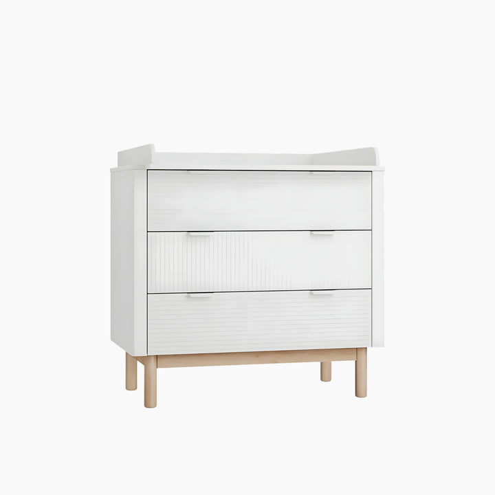Pinio Miloo white chest of drawers with changing table top