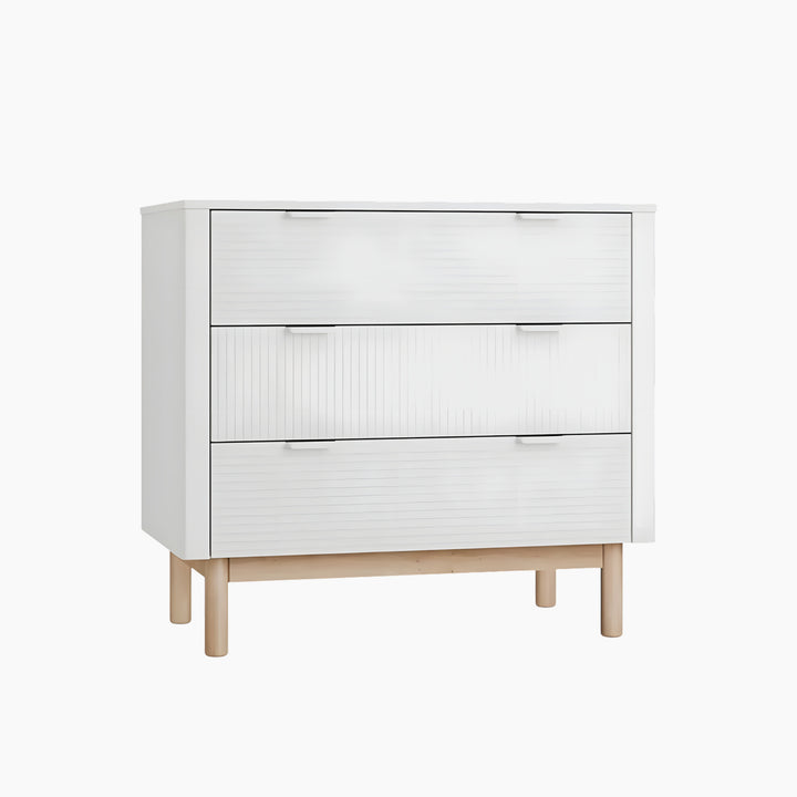 Pinio Miloo white chest of drawers with changing table top