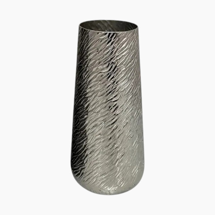 Weva Ribbed Hammered Vase