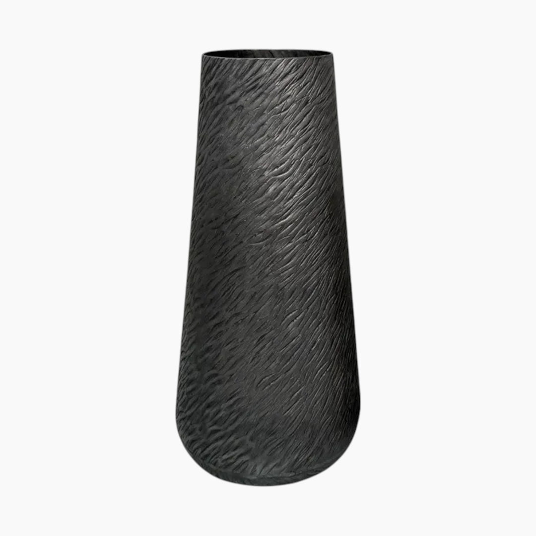 Weva Ribbed Hammered Vase