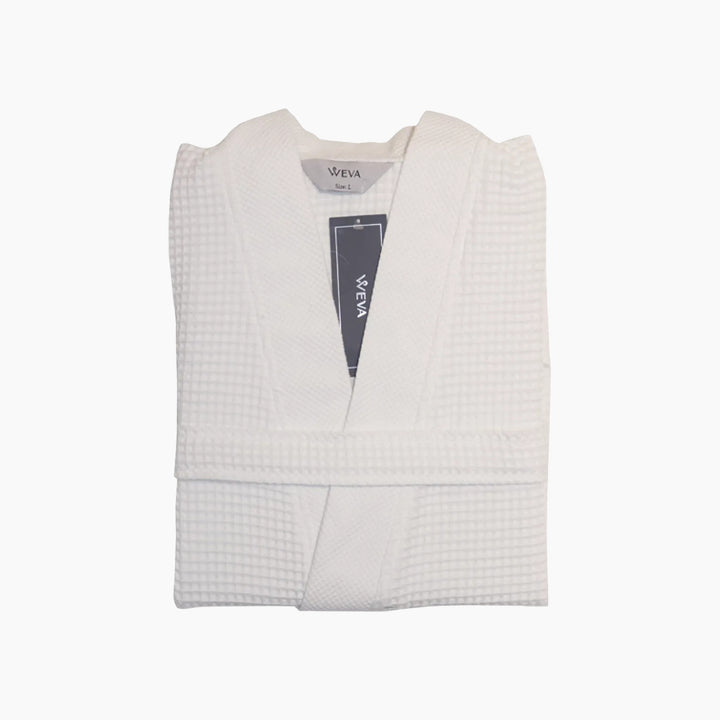 Weva Ethereal Bath Robe in white, size Medium