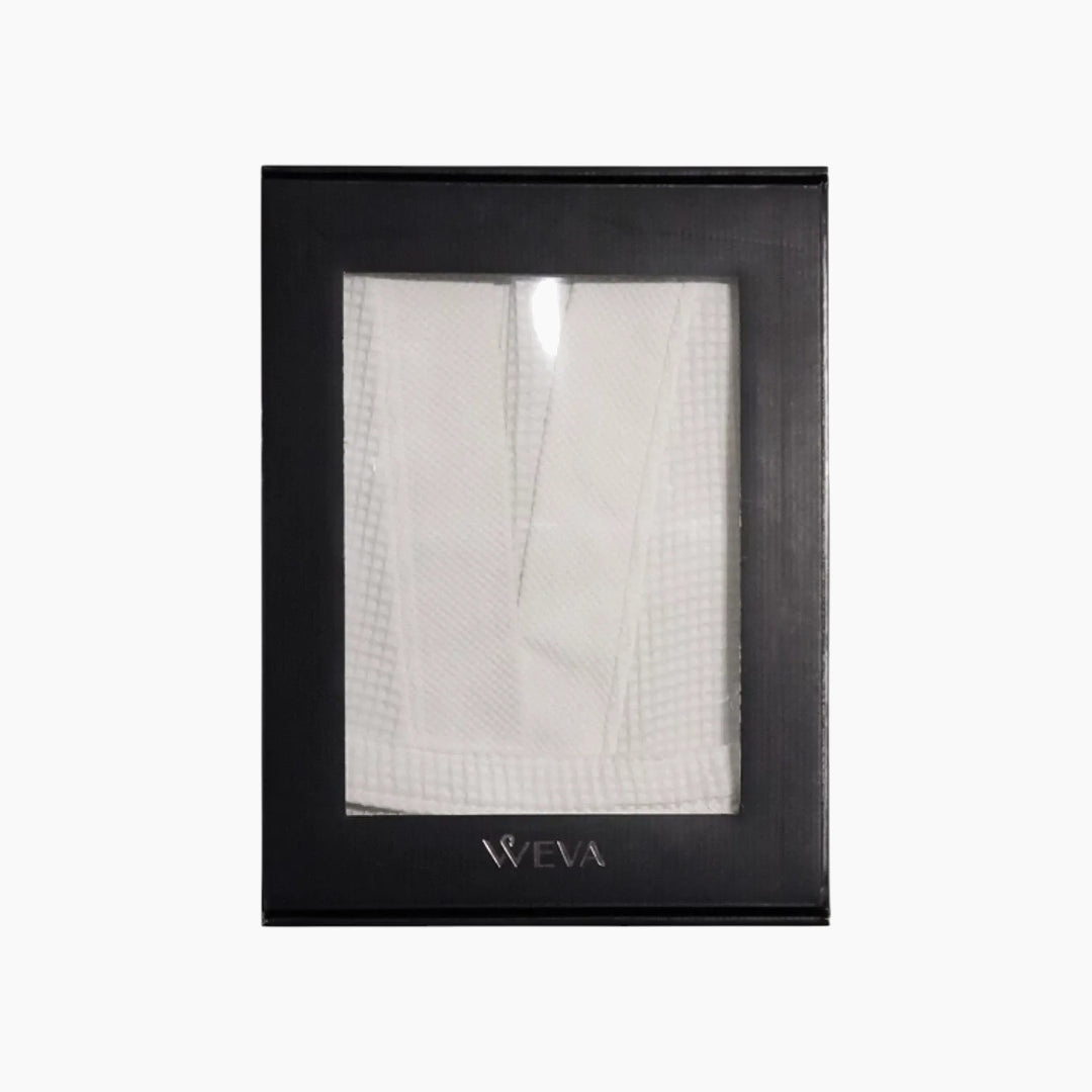 Weva Ethereal Bath Robe in white, size Medium