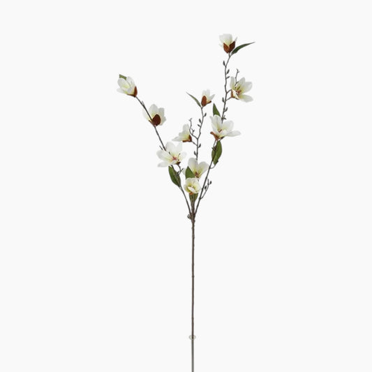 Weva White Magnolia Artifical Stems&Branches "Magnolia 4 Single Stem"