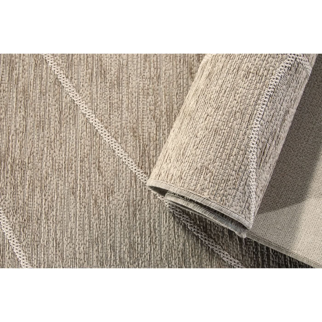 Spazio Home Textured Leaf Pattern Carpet - HUNA