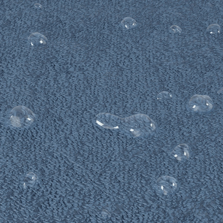 Umbra Udry drying mat in slate blue