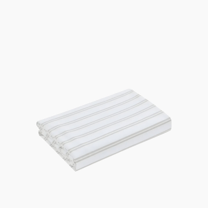Nova Home Verto Cotton Duvet Cover Set White/Linen