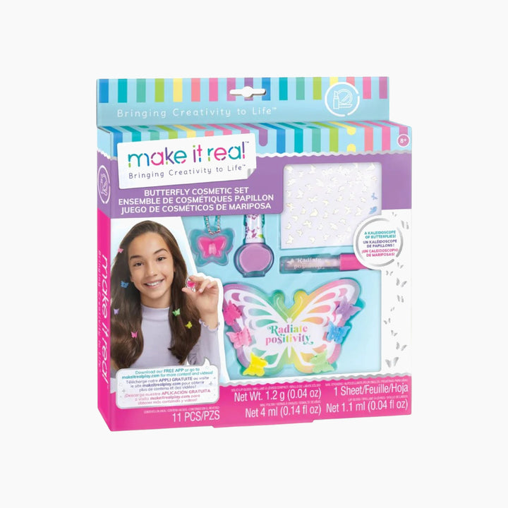 MAKE IT REAL 11-piece butterfly cosmetic set
