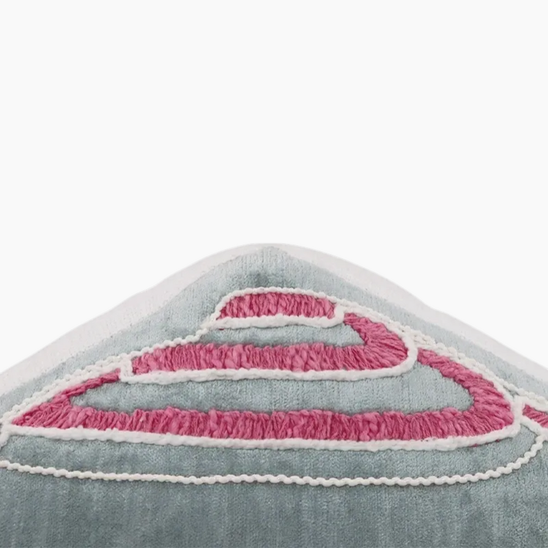 Nova Home Glaze Embroidered Filled Cushion Multicolor Cupcake