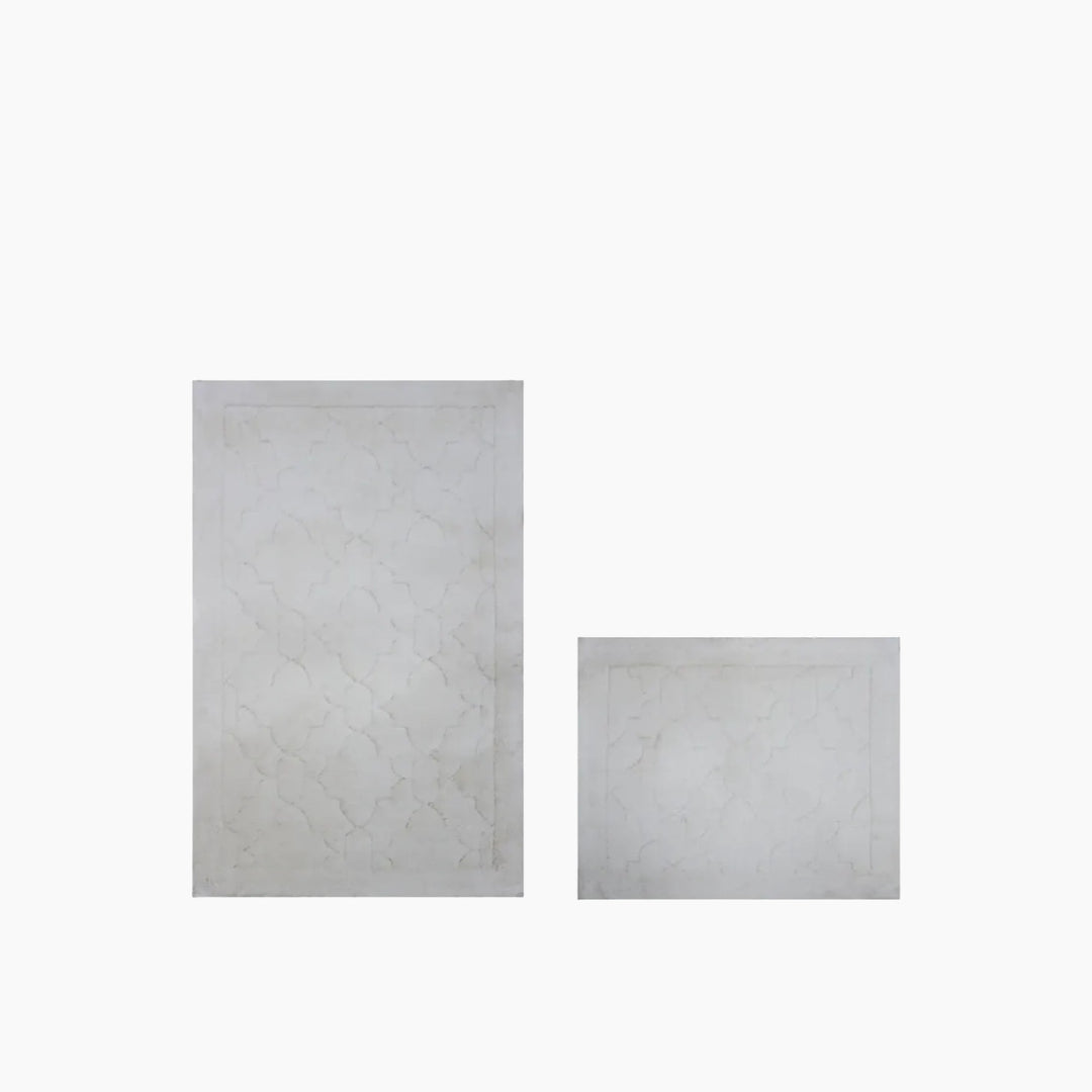 Nova Home Albana Cotton Bath Rug Set - 2Pcs