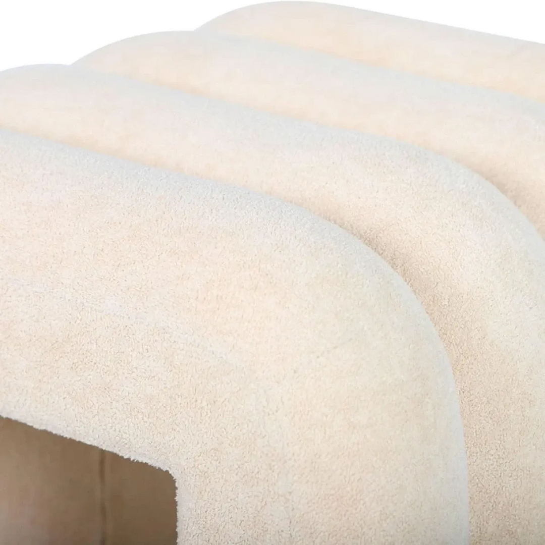 23799WevaArchiTerryChanneledStool_Bench_Small_Beige_1_framed - HUNA