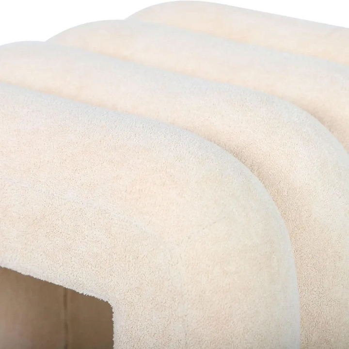 23799WevaArchiTerryChanneledStool_Bench_Small_Beige_1_framed - HUNA
