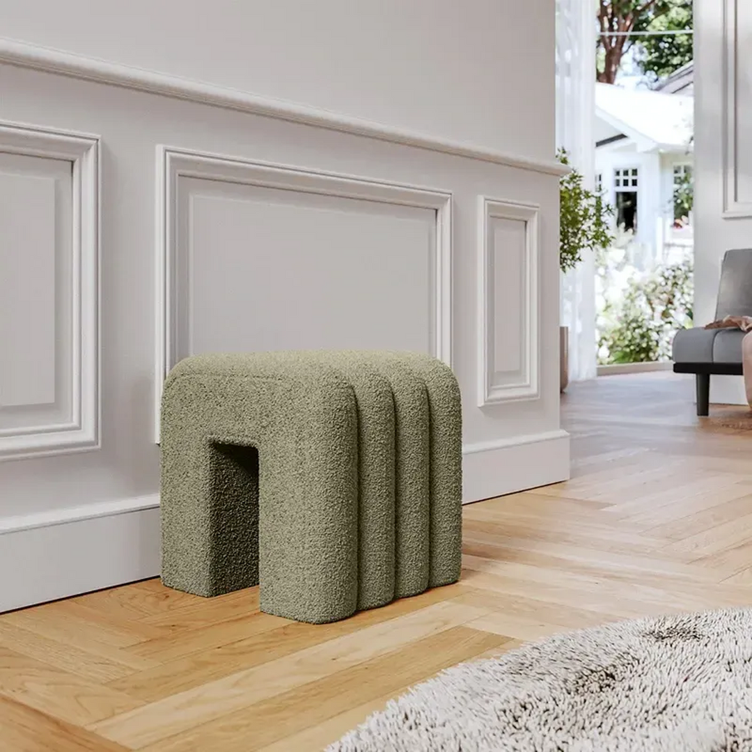 23800WevaArchiTerryChanneledStool_Bench_Small_Brown_5_framed - HUNA