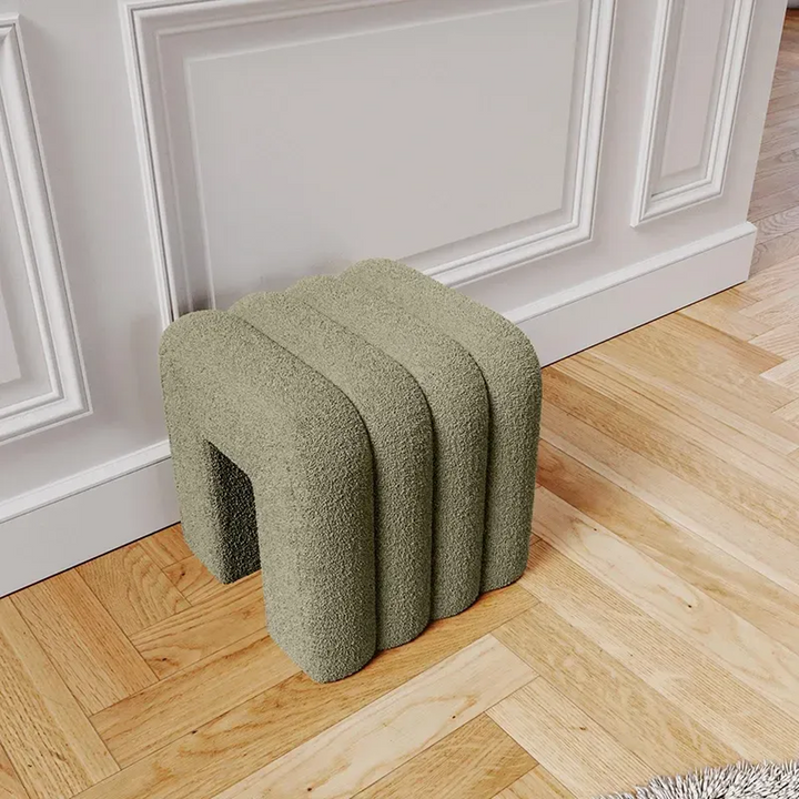 23800WevaArchiTerryChanneledStool_Bench_Small_Brown_7_framed - HUNA