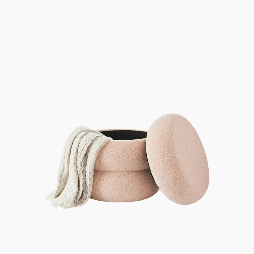 Weva Ploom Teddy Round Storage Stool