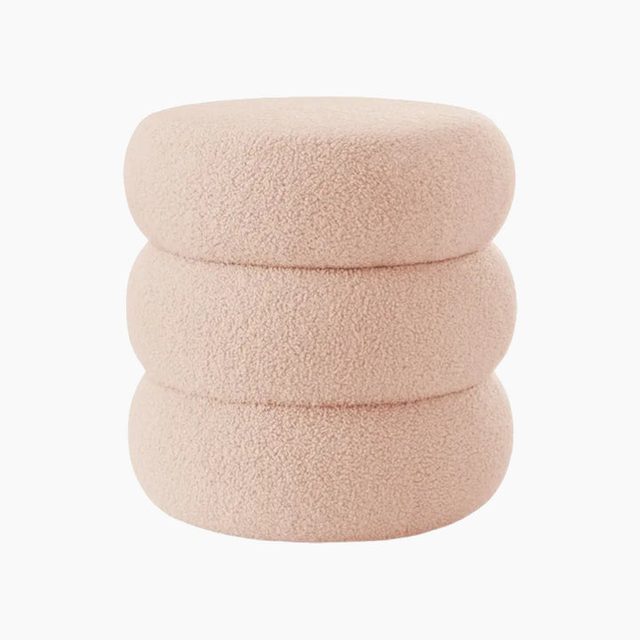 Weva Ploom Teddy Round Storage Stool