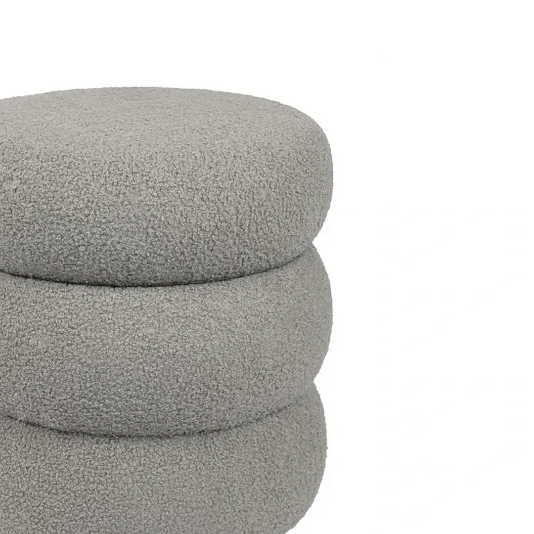 Weva Ploom Teddy Round Storage Stool