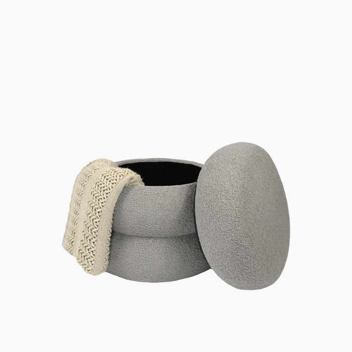 Weva Ploom Teddy Round Storage Stool