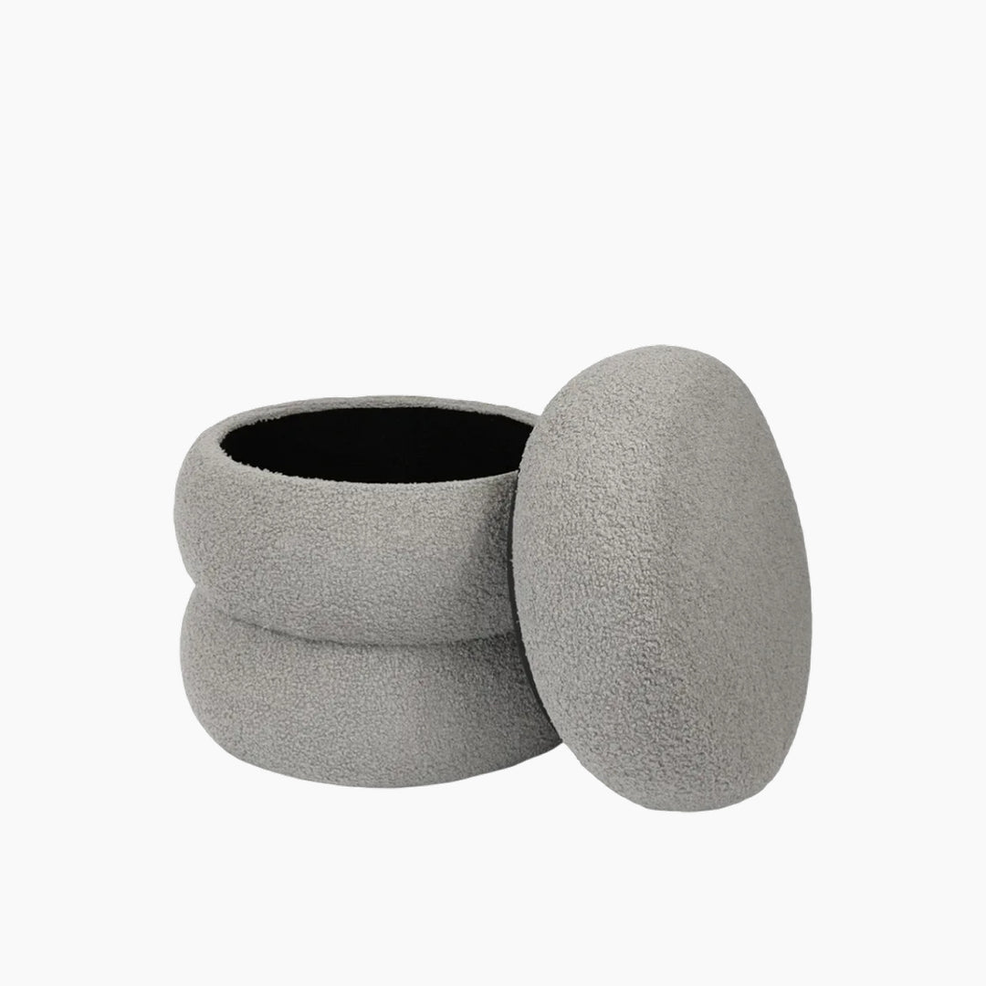 Weva Ploom Teddy Round Storage Stool