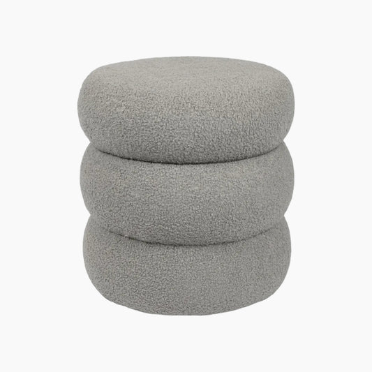 Weva Ploom Teddy Round Storage Stool