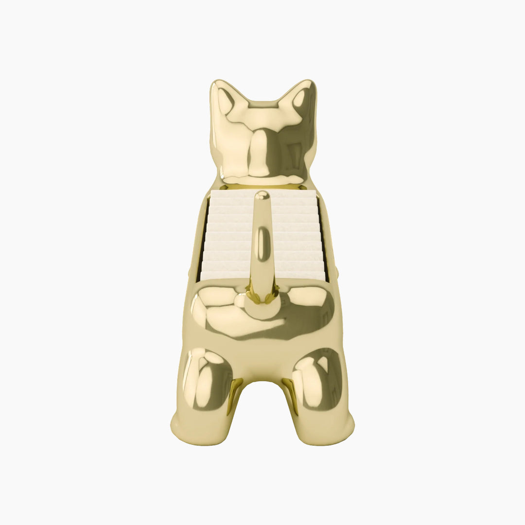 Umbra Ali Cat Ring Holder in brass finish