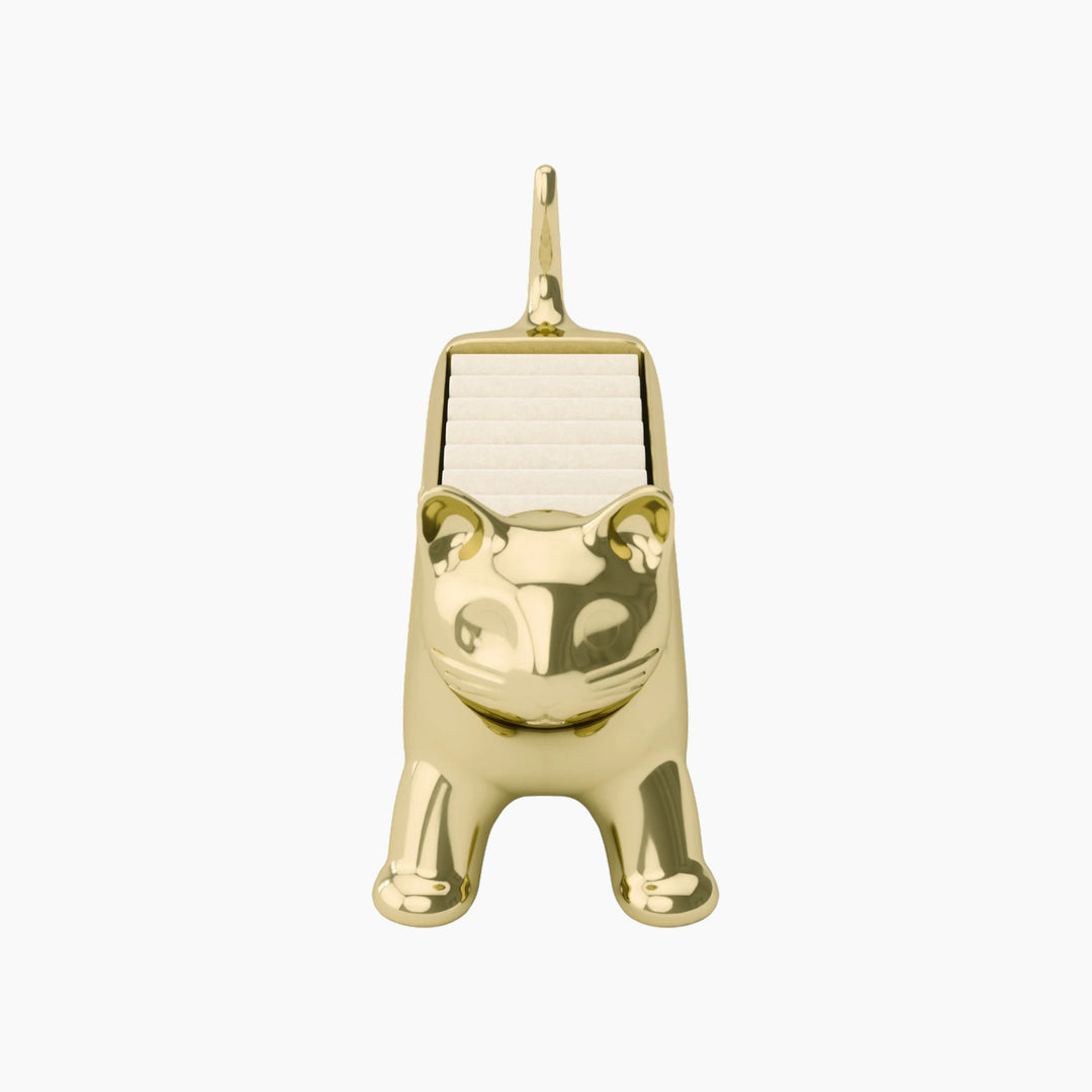 Umbra Ali Cat ring holder in brass finish