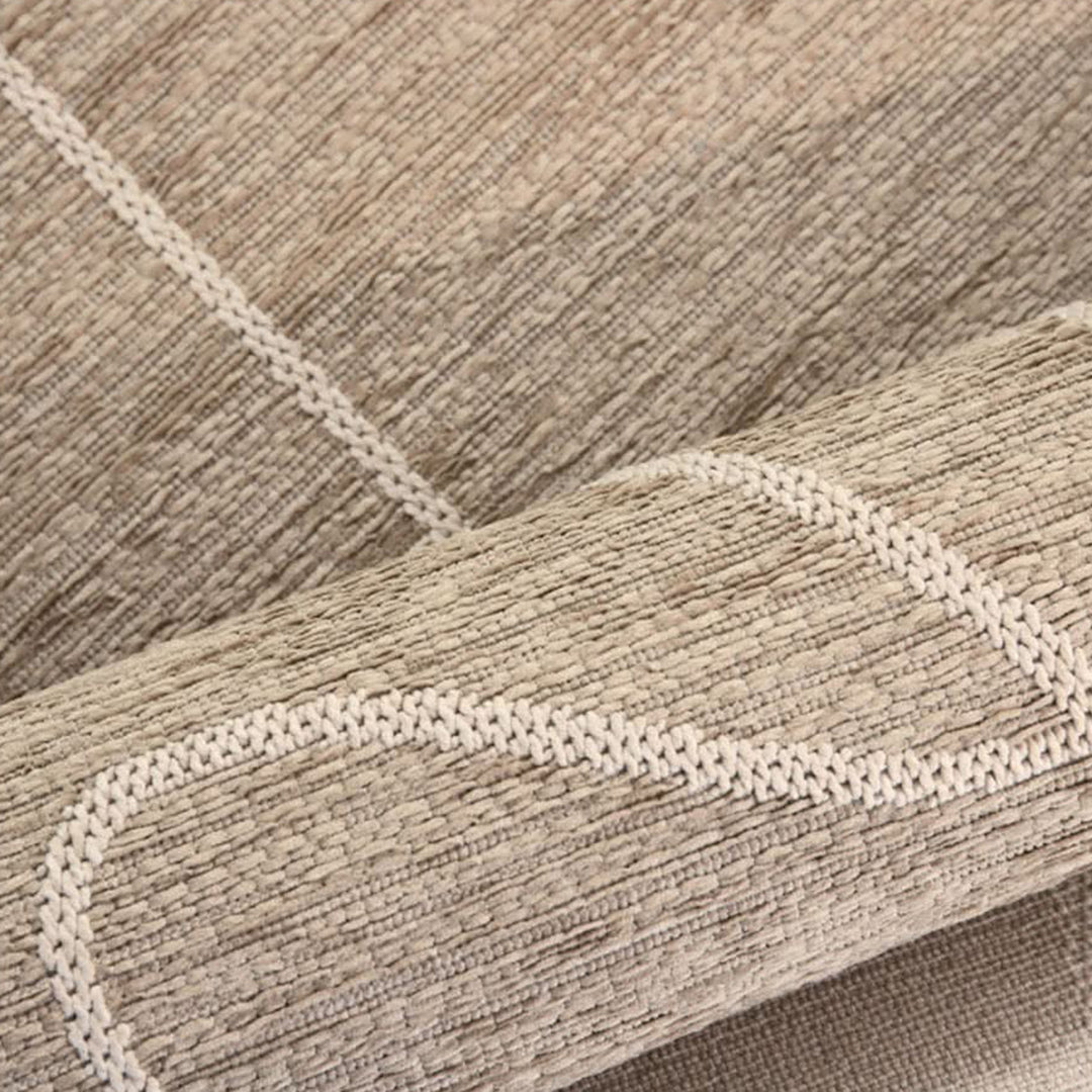 Textured Leaf Pattern Carpet