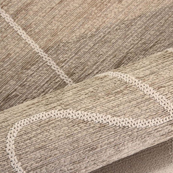 Textured Leaf Pattern Carpet