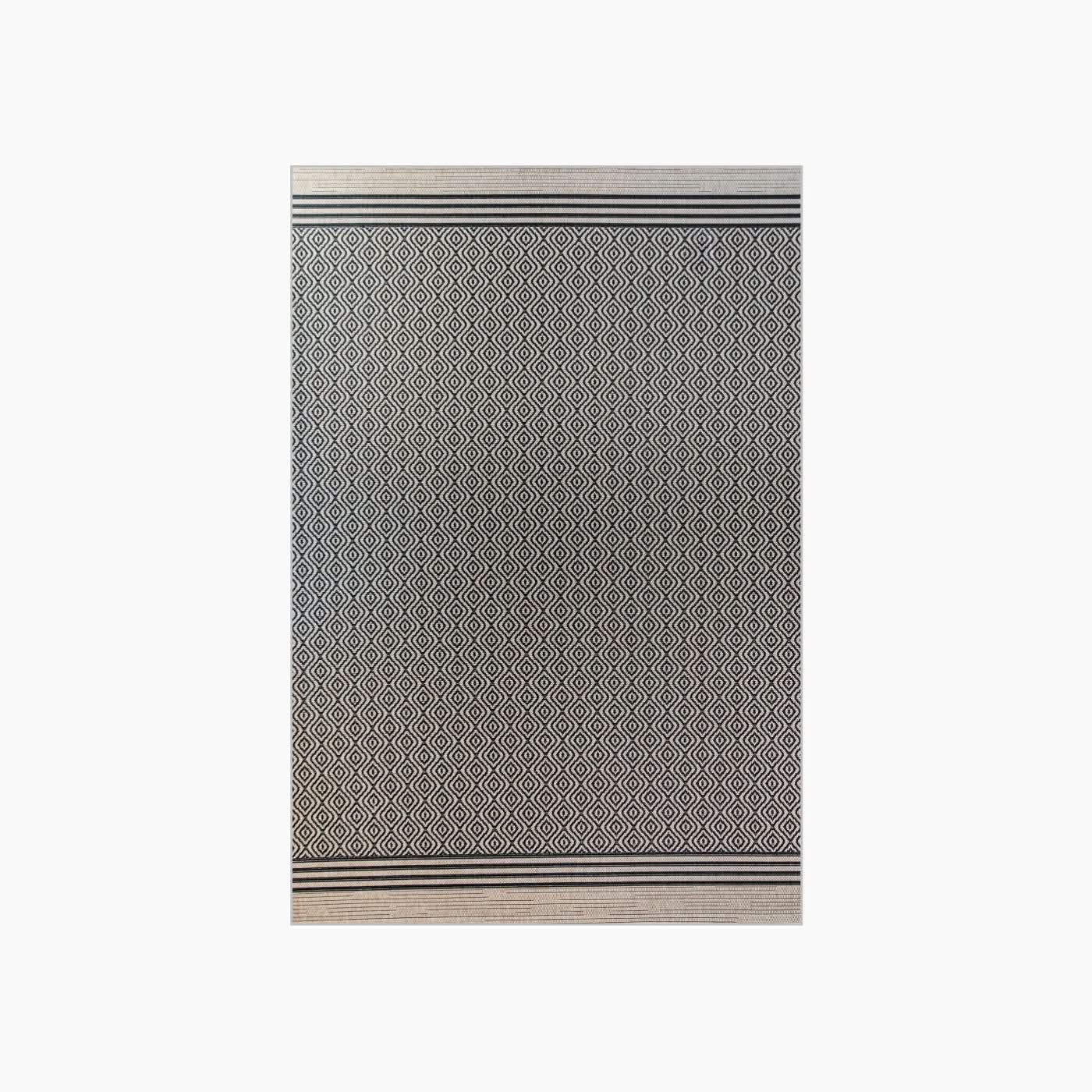 Spazio Home Diamond Grid Monochrome Rug Spazio Home Diamond Grid Monochrome Rug