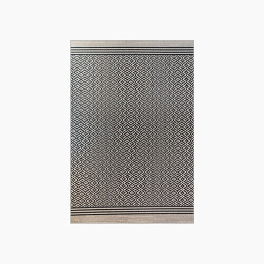 Spazio Home Diamond Grid Monochrome Rug