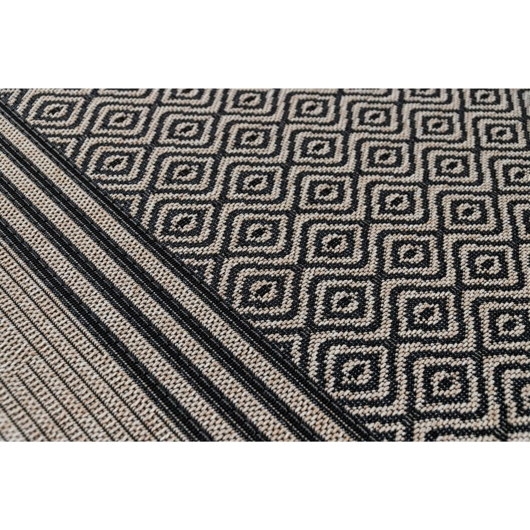 Spazio Home Diamond Grid Monochrome Rug - HUNA