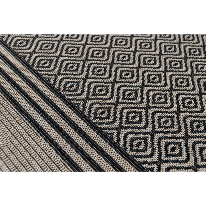 Spazio Home Diamond Grid Monochrome Rug - HUNA