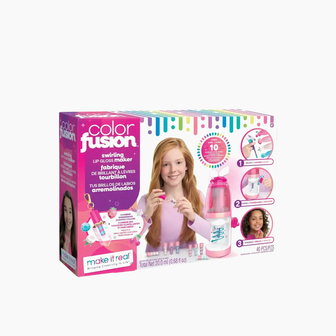MAKE IT REAL Color Fusion Lip Gloss Maker with 5 scented cartridges