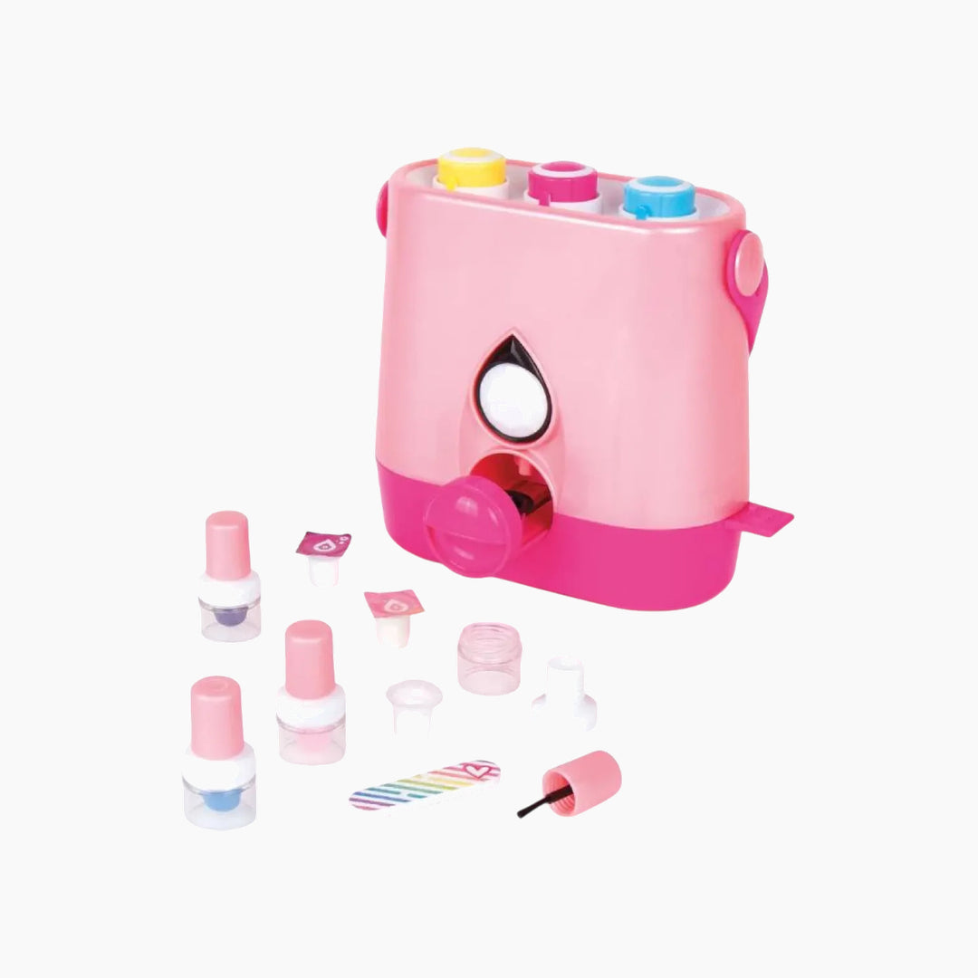MAKE IT REAL Color Fusion Deluxe Light Match Edition Nail Polish Maker with cyan, magenta, and yellow color tubes