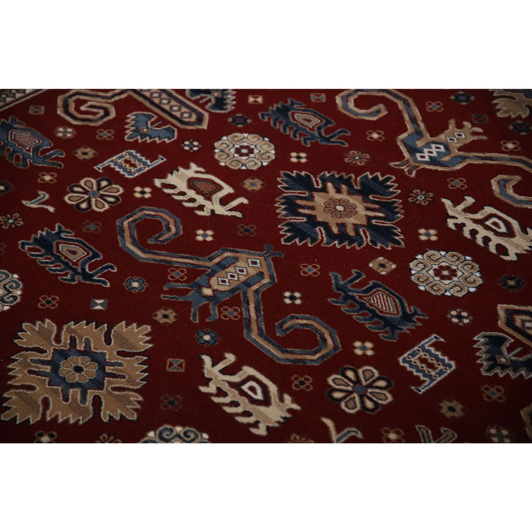 Spazio Home Antique Floral Red Rug - HUNA