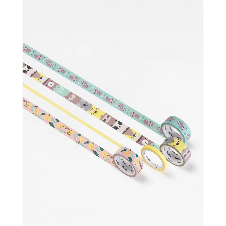 Folia Washi Tape Set – 4 Rolls