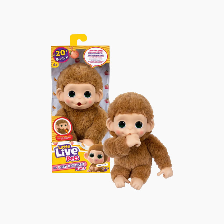 Little Live Pets My ay Minis Monkey Single Pack S3- Pepi Peach