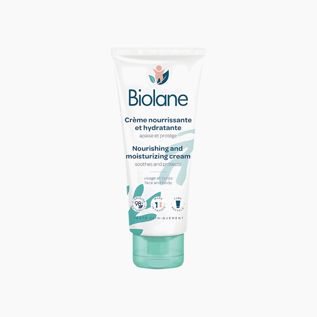 Biolane Nourishing &amp; Moisturizing Cream 100ML with Shea Butter and Glycerin