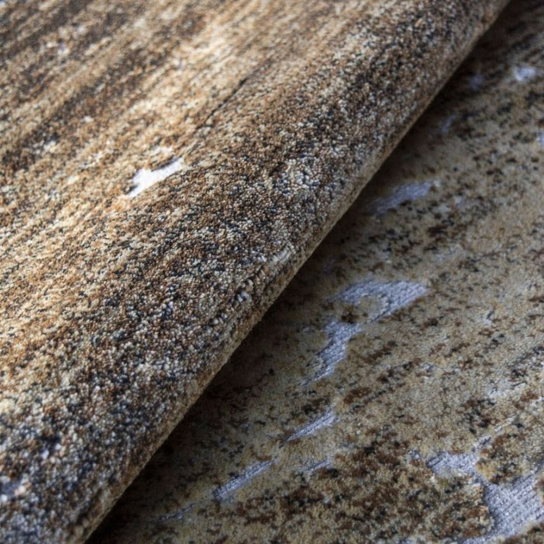 Spazio Home Earthy Gradient Beige Rug - HUNA