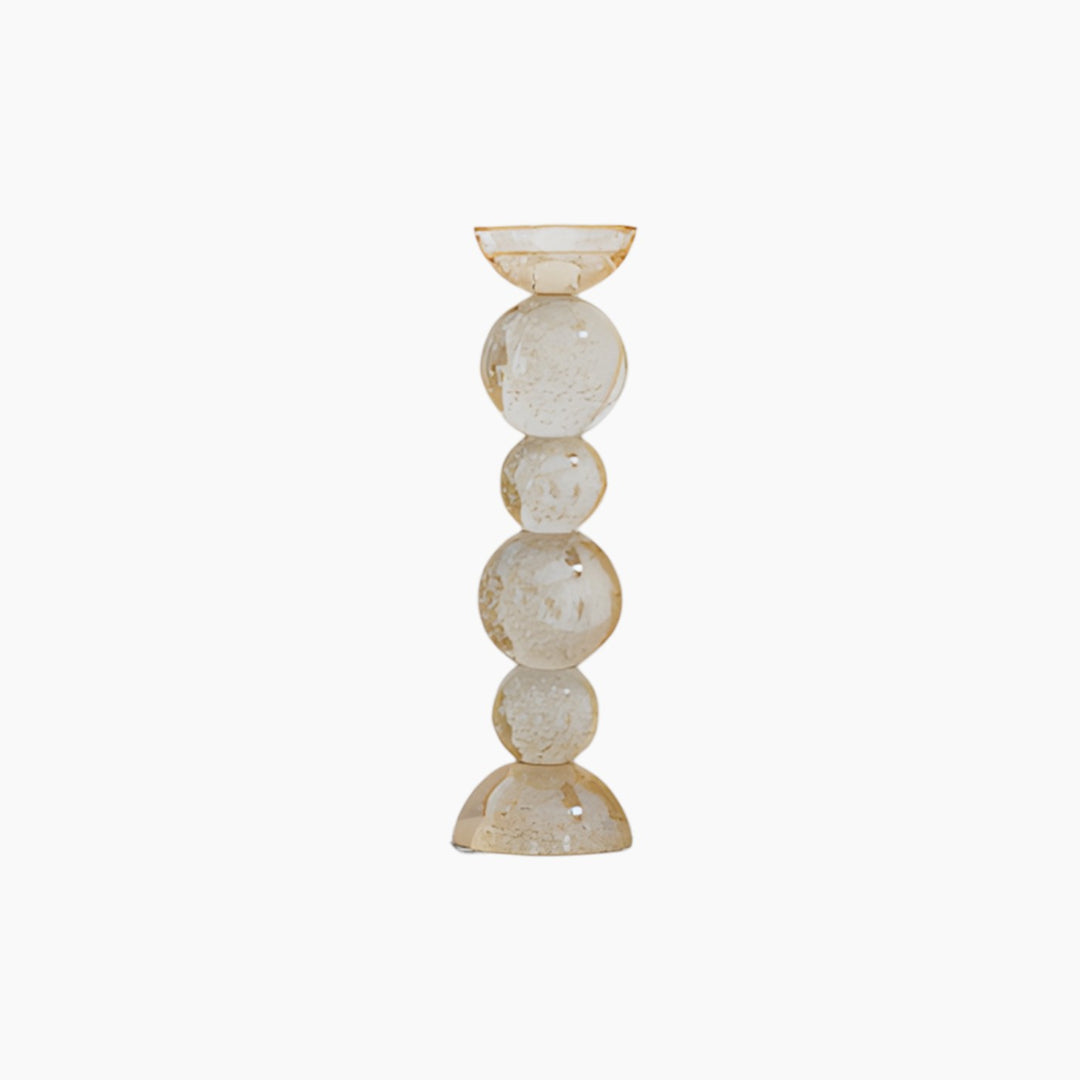 Medium glass candle holder