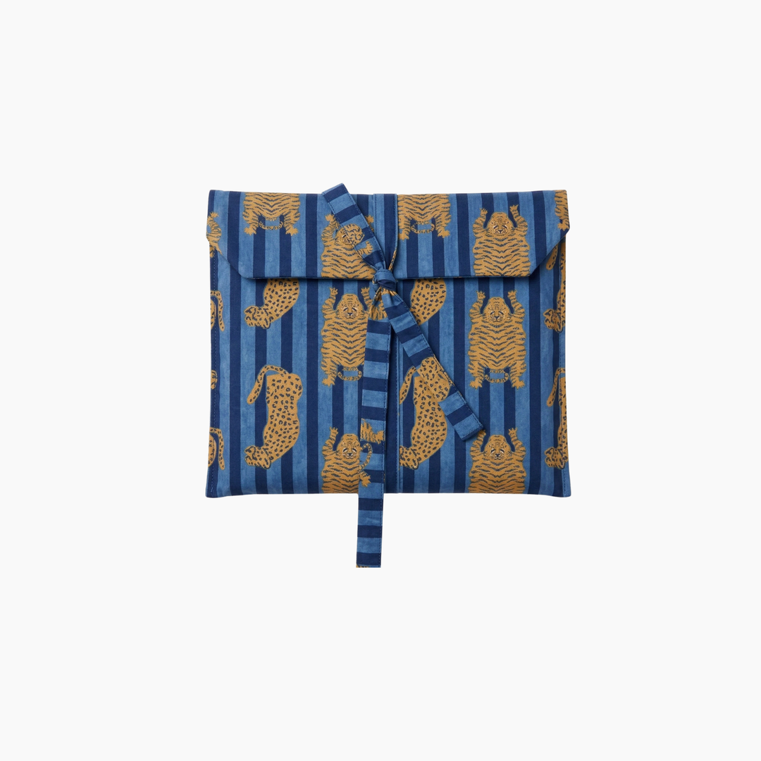 Eye of the Tiger Cotton Printed Pajama Set