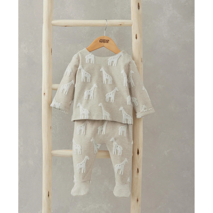 Mamas &amp; Papas 2 Piece Giraffe Textured Set