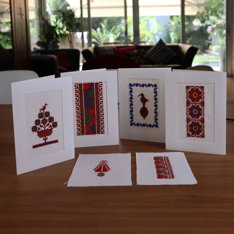 Folkglory Jaffa Villages Beginner Tatreez Embroidery Kit