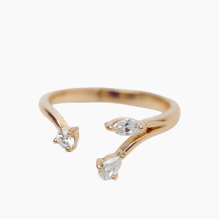 Layan Mubaidien Fine Jewellery Fancy Open Ring
