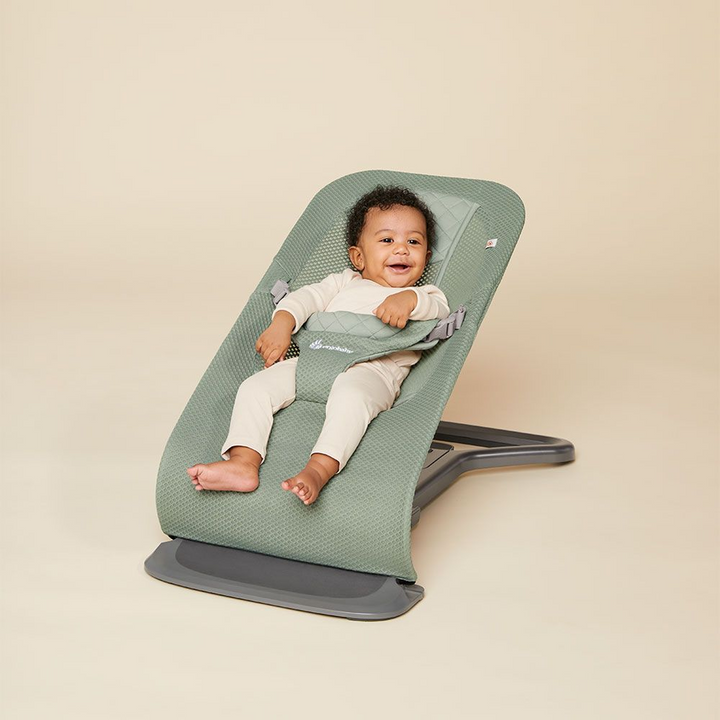 Ergobaby 3-IN-1 Evolve Mesh Baby Bouncer - Sage Green