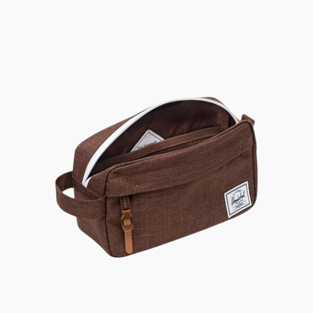 Herschel Chapter Small Travel Kit - Potting Soil Crosshat
