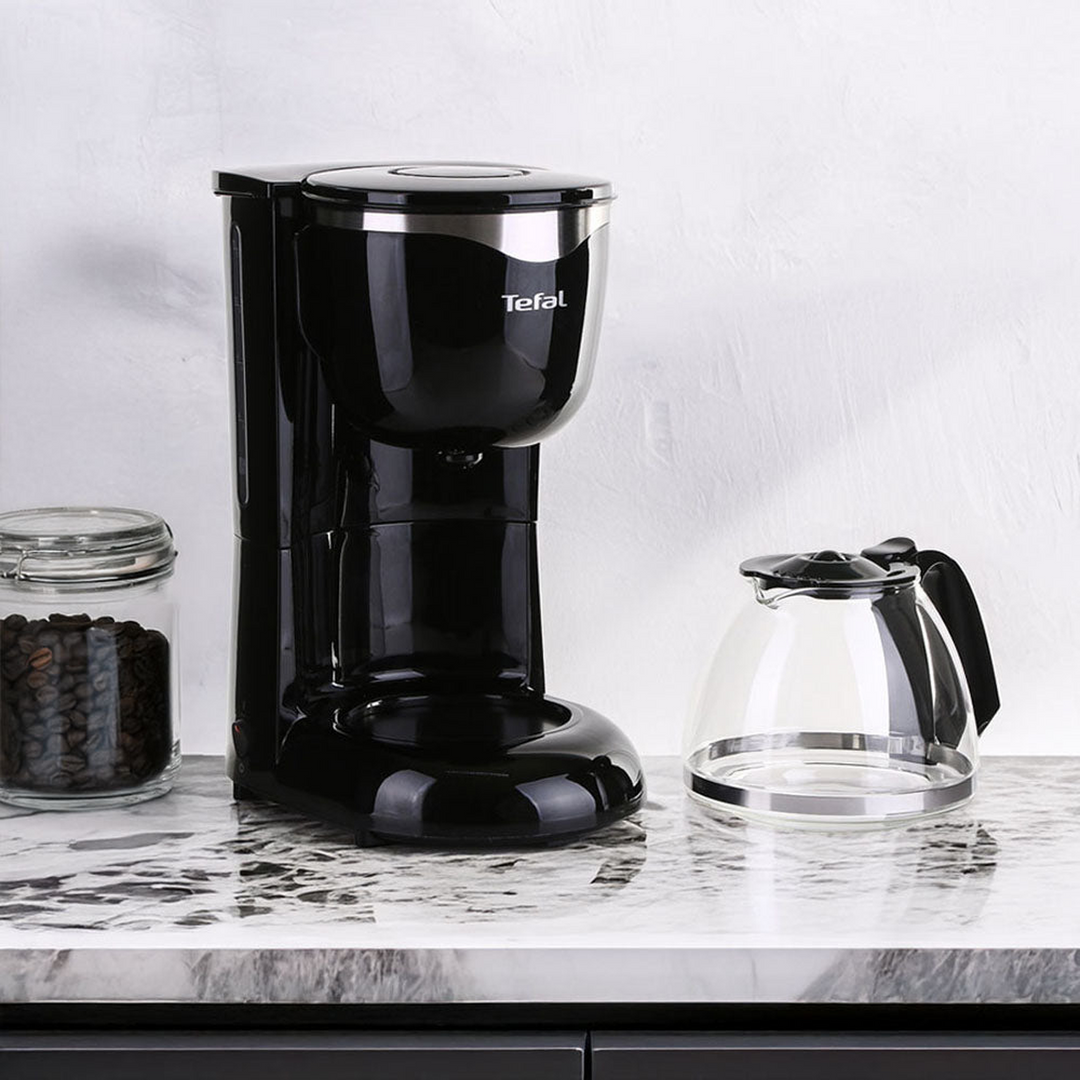 Tefal Good Filter Coffee Maker - Black, 10–15 Cups