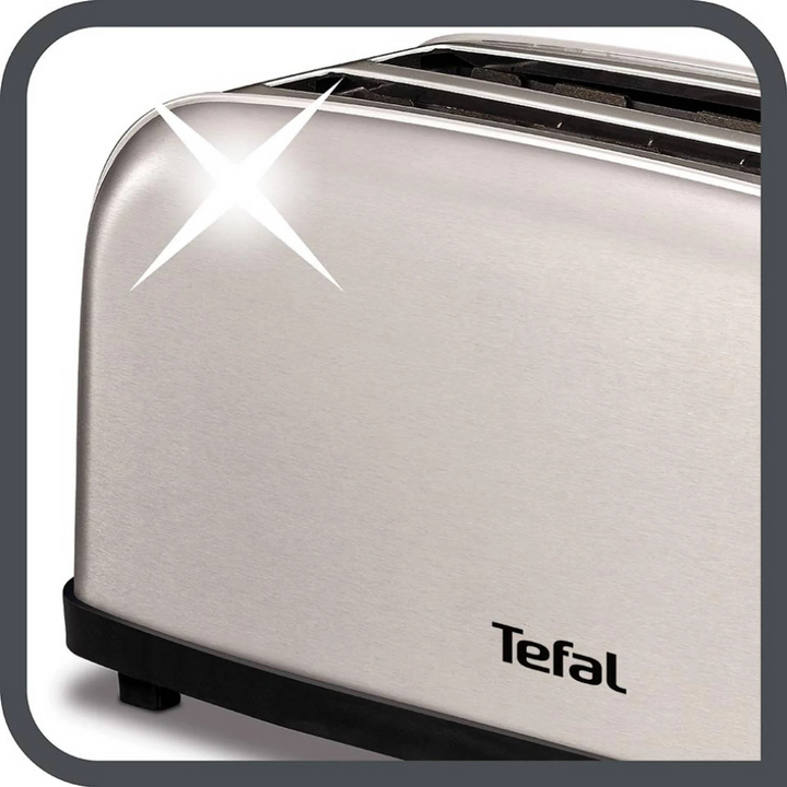 Tefal Equinox Toaster - 2 Long Slots, Stainless Steel